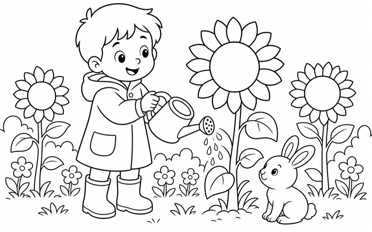 Coloring Book style sample