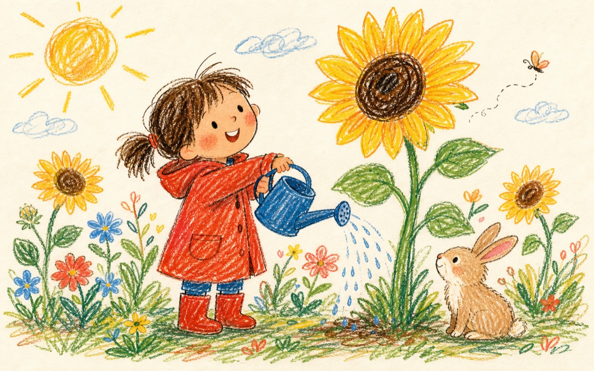 Crayon & Doodle style sample