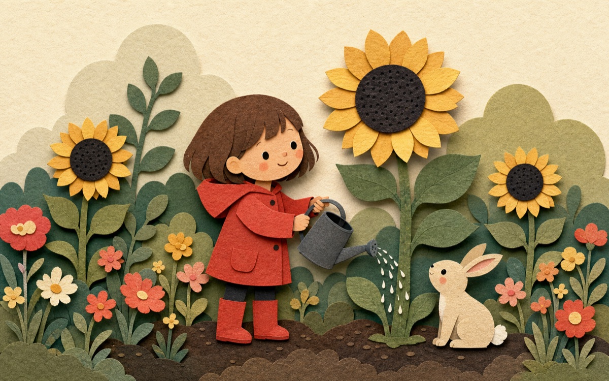 Paper Cutout style sample
