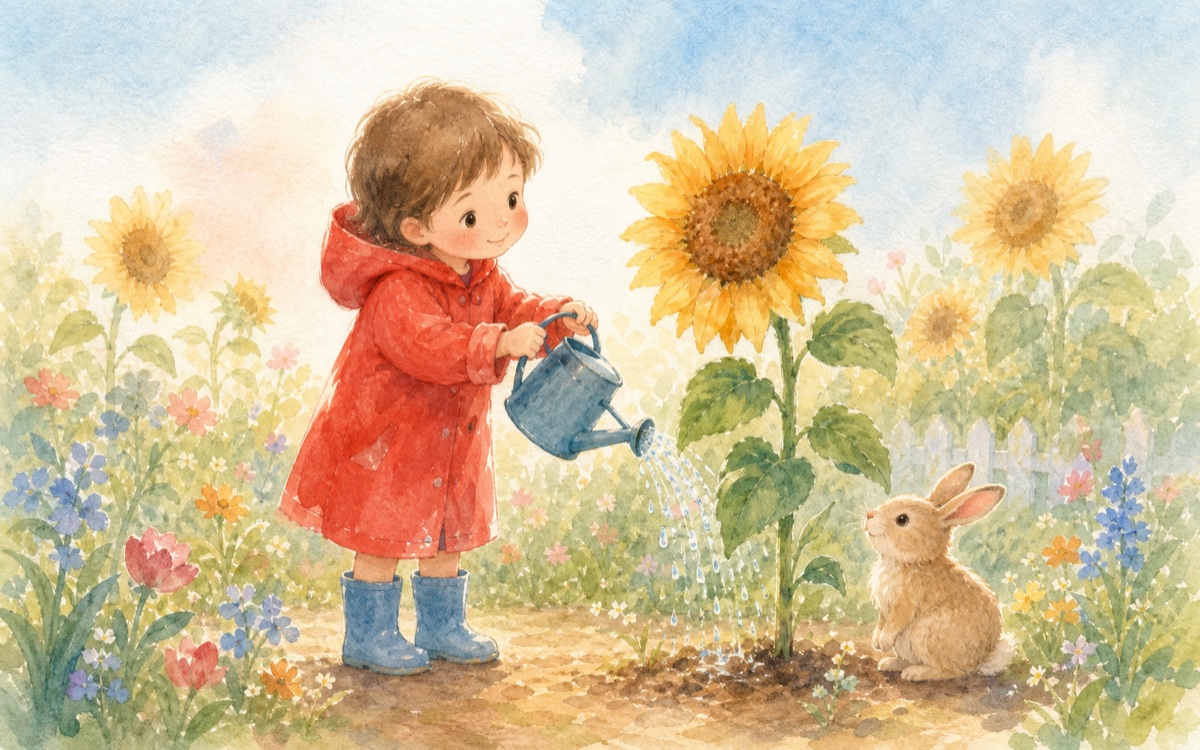 Soft Watercolor style sample